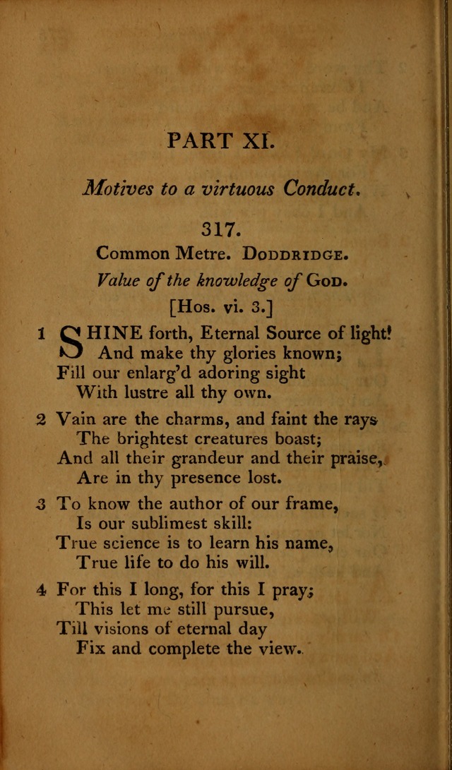 A Selection of Sacred Poetry: consisting of psalms and hymns, from Watts, Doddridge, Merrick, Scott, Cowper, Barbauld, Steele ...compiled for  the use of the Unitarian Church in Philadelphia page 274