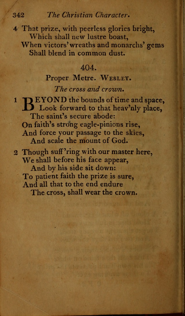 A Selection of Sacred Poetry: consisting of psalms and hymns, from Watts, Doddridge, Merrick, Scott, Cowper, Barbauld, Steele ...compiled for  the use of the Unitarian Church in Philadelphia page 342