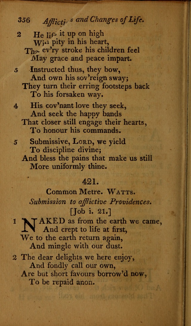 A Selection of Sacred Poetry: consisting of psalms and hymns, from Watts, Doddridge, Merrick, Scott, Cowper, Barbauld, Steele ...compiled for  the use of the Unitarian Church in Philadelphia page 356