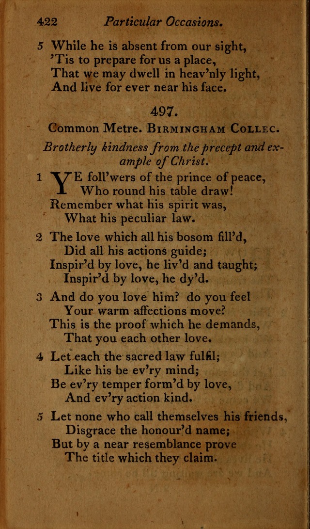 A Selection of Sacred Poetry: consisting of psalms and hymns, from Watts, Doddridge, Merrick, Scott, Cowper, Barbauld, Steele ...compiled for  the use of the Unitarian Church in Philadelphia page 422