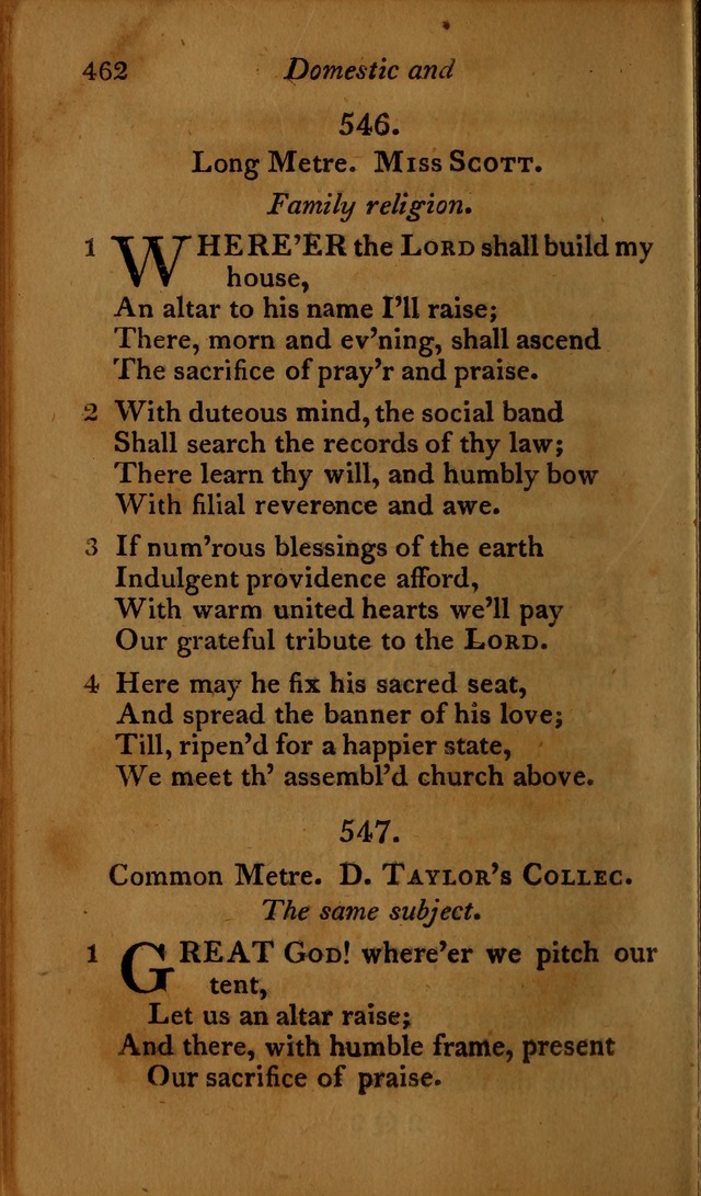 A Selection of Sacred Poetry: consisting of psalms and hymns, from Watts, Doddridge, Merrick, Scott, Cowper, Barbauld, Steele ...compiled for  the use of the Unitarian Church in Philadelphia page 462