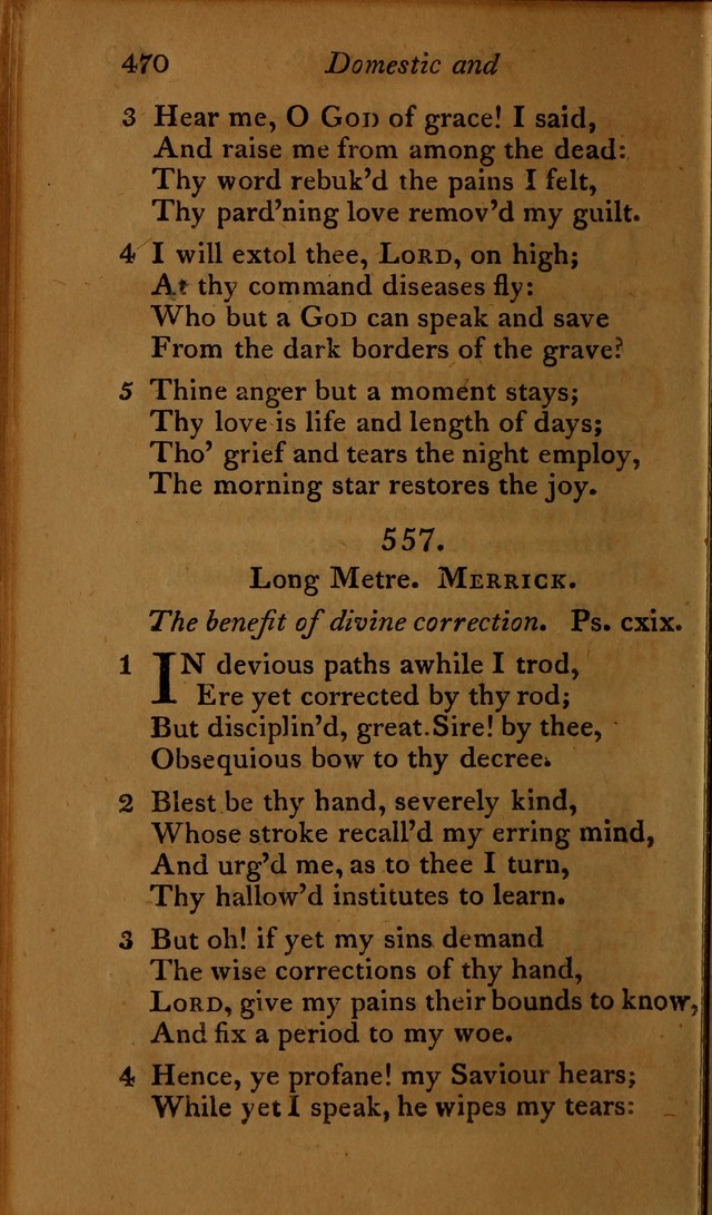 A Selection of Sacred Poetry: consisting of psalms and hymns, from Watts, Doddridge, Merrick, Scott, Cowper, Barbauld, Steele ...compiled for  the use of the Unitarian Church in Philadelphia page 470