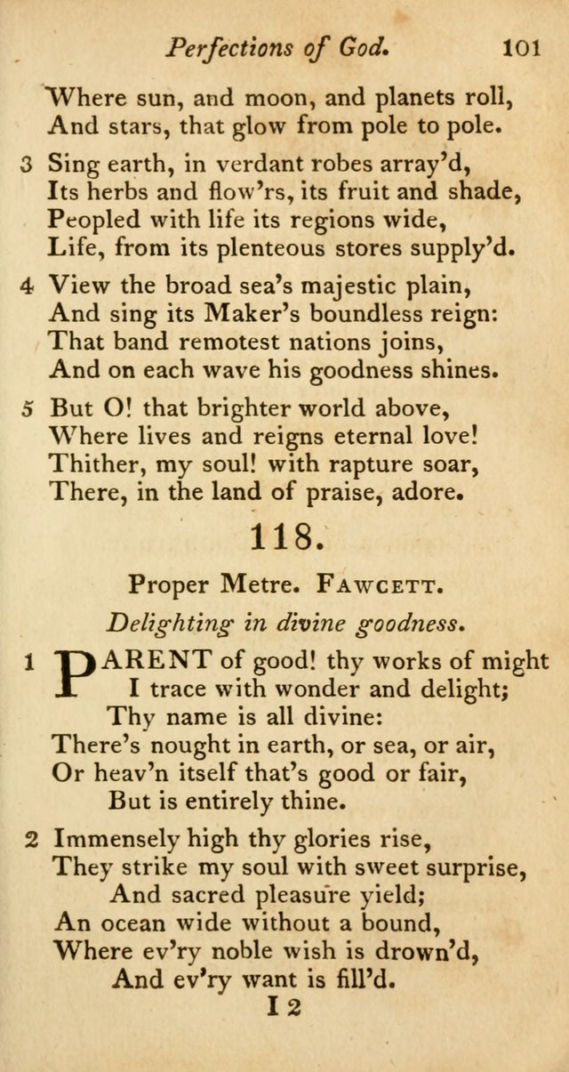 A Selection of Sacred Poetry: consisting of psalms and hymns from Watts, Doddridge, Merrick, Scott, Cowper, Barbauld, Steele, and others (2nd ed.) page 101