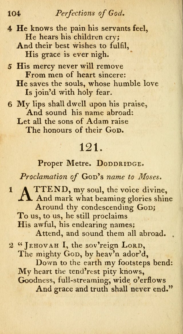 A Selection of Sacred Poetry: consisting of psalms and hymns from Watts, Doddridge, Merrick, Scott, Cowper, Barbauld, Steele, and others (2nd ed.) page 104