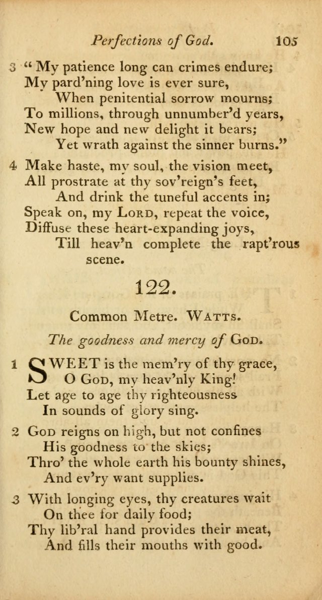 A Selection of Sacred Poetry: consisting of psalms and hymns from Watts, Doddridge, Merrick, Scott, Cowper, Barbauld, Steele, and others (2nd ed.) page 105