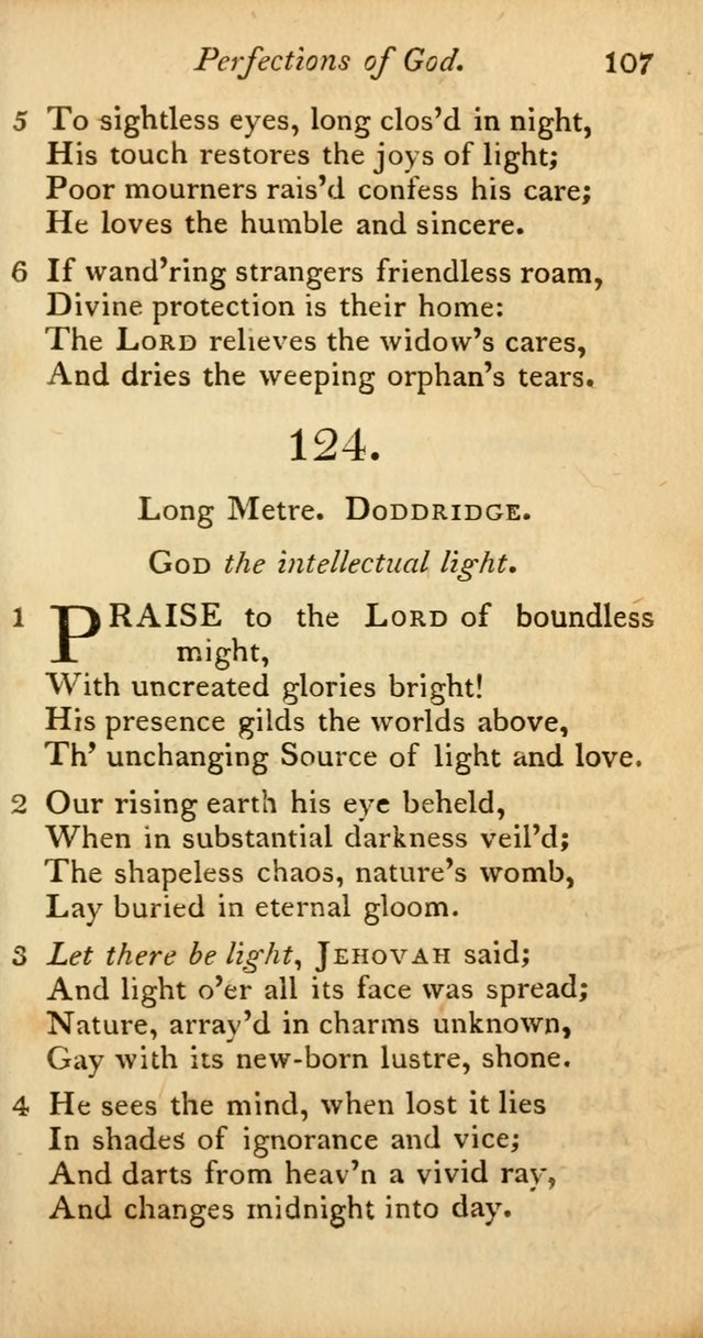 A Selection of Sacred Poetry: consisting of psalms and hymns from Watts, Doddridge, Merrick, Scott, Cowper, Barbauld, Steele, and others (2nd ed.) page 107