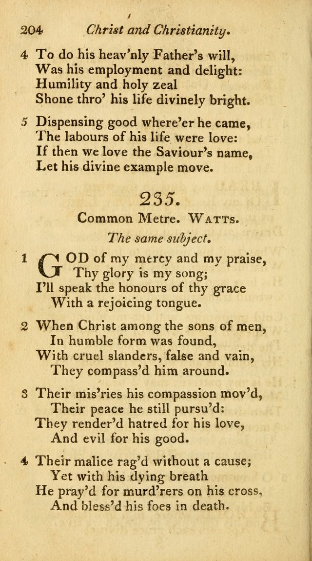 A Selection of Sacred Poetry: consisting of psalms and hymns from Watts, Doddridge, Merrick, Scott, Cowper, Barbauld, Steele, and others (2nd ed.) page 204