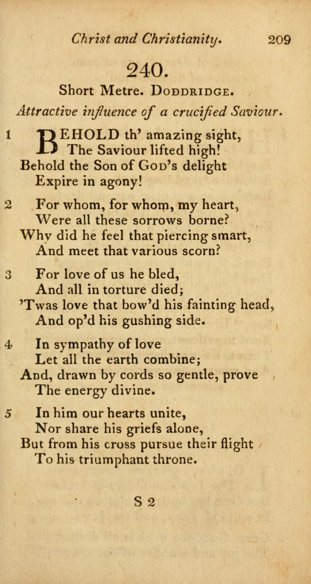 A Selection of Sacred Poetry: consisting of psalms and hymns from Watts, Doddridge, Merrick, Scott, Cowper, Barbauld, Steele, and others (2nd ed.) page 209