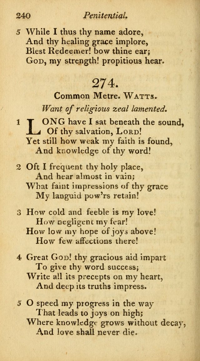 A Selection of Sacred Poetry: consisting of psalms and hymns from Watts, Doddridge, Merrick, Scott, Cowper, Barbauld, Steele, and others (2nd ed.) page 240