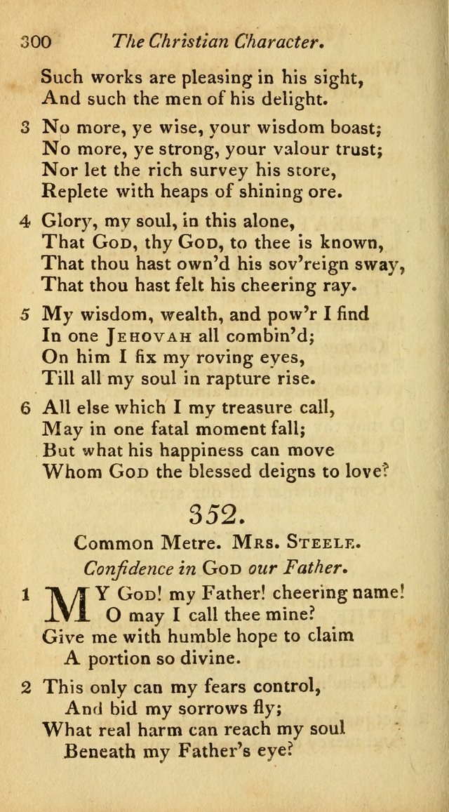 A Selection of Sacred Poetry: consisting of psalms and hymns from Watts, Doddridge, Merrick, Scott, Cowper, Barbauld, Steele, and others (2nd ed.) page 300