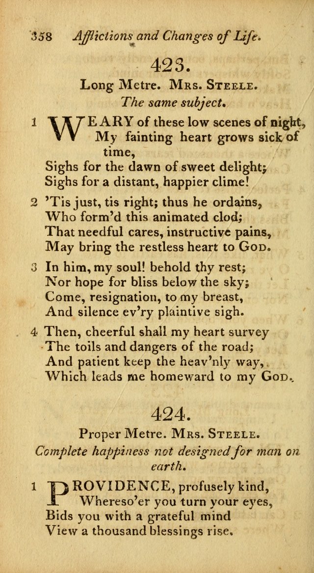 A Selection of Sacred Poetry: consisting of psalms and hymns from Watts, Doddridge, Merrick, Scott, Cowper, Barbauld, Steele, and others (2nd ed.) page 358