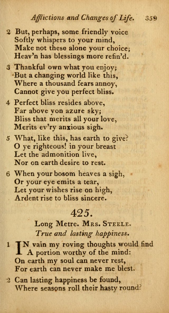 A Selection of Sacred Poetry: consisting of psalms and hymns from Watts, Doddridge, Merrick, Scott, Cowper, Barbauld, Steele, and others (2nd ed.) page 359