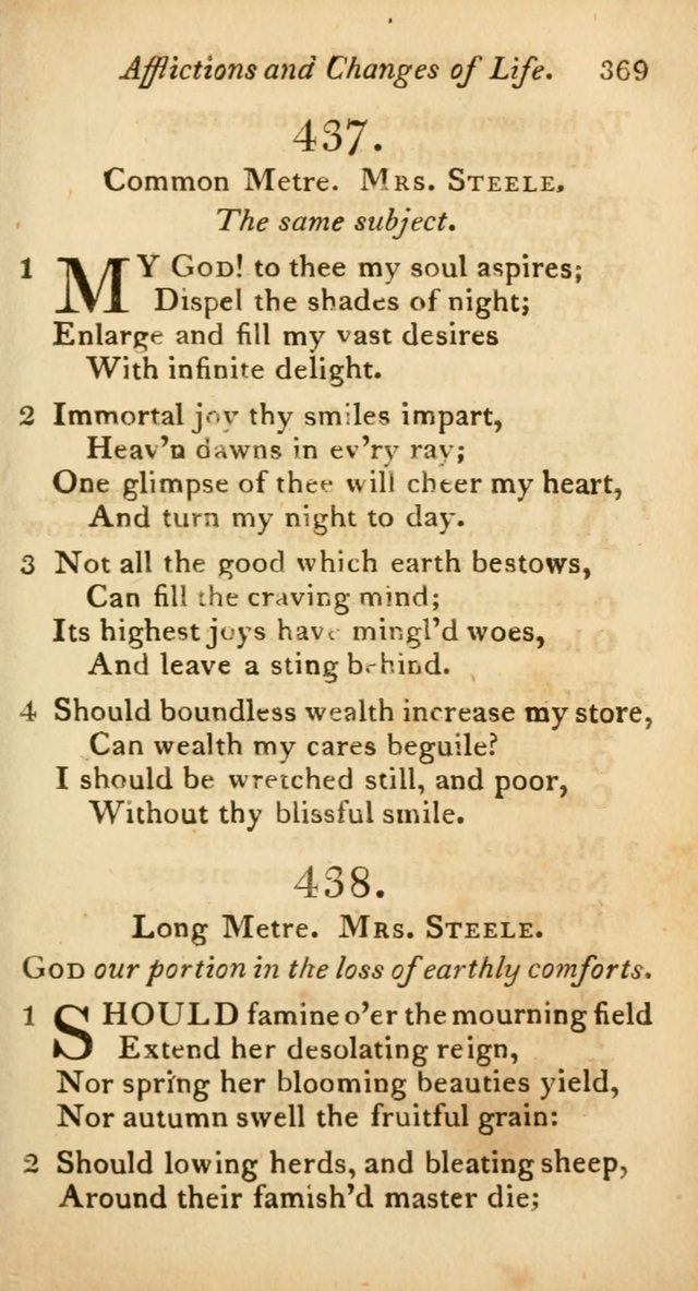 A Selection of Sacred Poetry: consisting of psalms and hymns from Watts, Doddridge, Merrick, Scott, Cowper, Barbauld, Steele, and others (2nd ed.) page 369