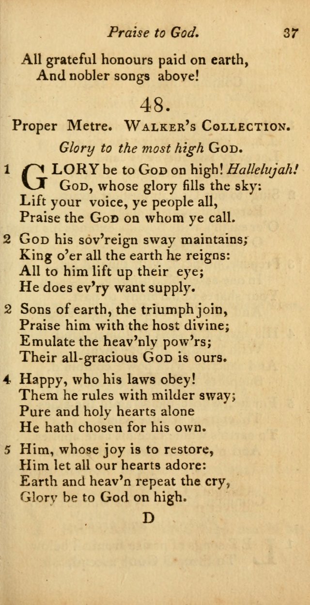 A Selection of Sacred Poetry: consisting of psalms and hymns from Watts, Doddridge, Merrick, Scott, Cowper, Barbauld, Steele, and others (2nd ed.) page 37