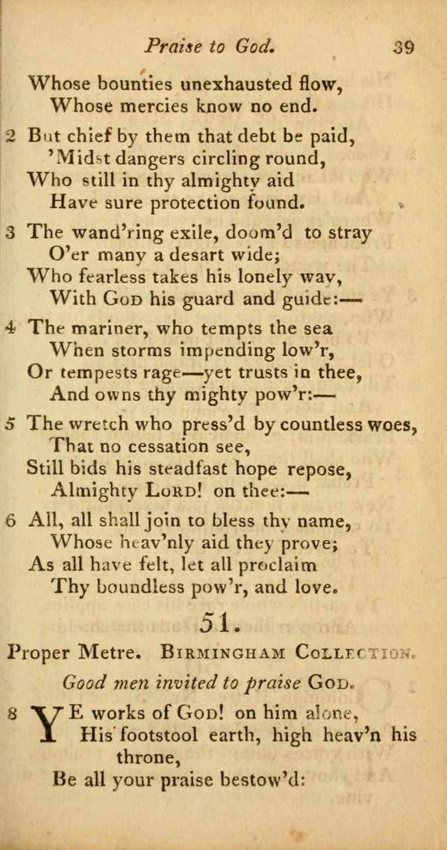 A Selection of Sacred Poetry: consisting of psalms and hymns from Watts, Doddridge, Merrick, Scott, Cowper, Barbauld, Steele, and others (2nd ed.) page 39