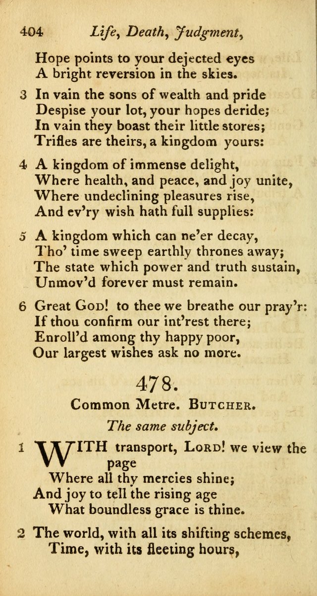 A Selection of Sacred Poetry: consisting of psalms and hymns from Watts, Doddridge, Merrick, Scott, Cowper, Barbauld, Steele, and others (2nd ed.) page 404