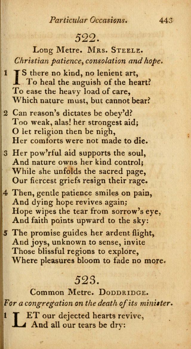 A Selection of Sacred Poetry: consisting of psalms and hymns from Watts, Doddridge, Merrick, Scott, Cowper, Barbauld, Steele, and others (2nd ed.) page 445