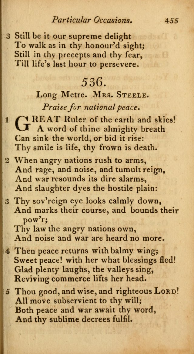 A Selection of Sacred Poetry: consisting of psalms and hymns from Watts, Doddridge, Merrick, Scott, Cowper, Barbauld, Steele, and others (2nd ed.) page 457