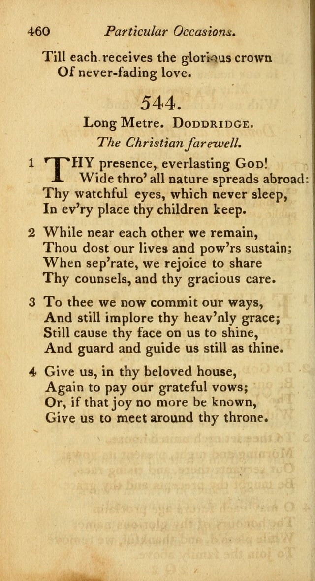 A Selection of Sacred Poetry: consisting of psalms and hymns from Watts, Doddridge, Merrick, Scott, Cowper, Barbauld, Steele, and others (2nd ed.) page 462