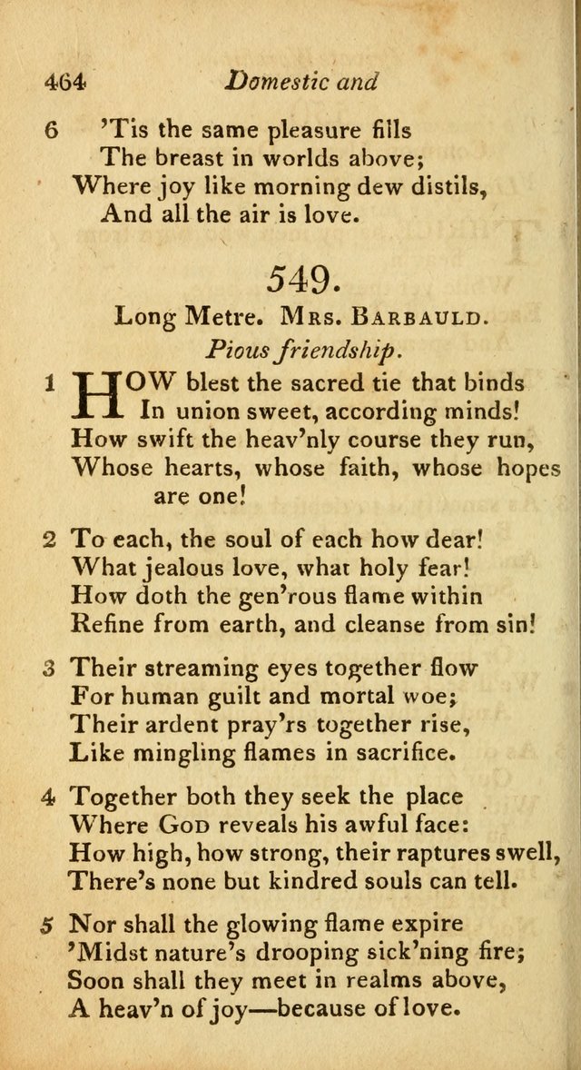 A Selection of Sacred Poetry: consisting of psalms and hymns from Watts, Doddridge, Merrick, Scott, Cowper, Barbauld, Steele, and others (2nd ed.) page 466