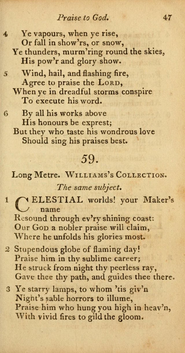 A Selection of Sacred Poetry: consisting of psalms and hymns from Watts, Doddridge, Merrick, Scott, Cowper, Barbauld, Steele, and others (2nd ed.) page 47