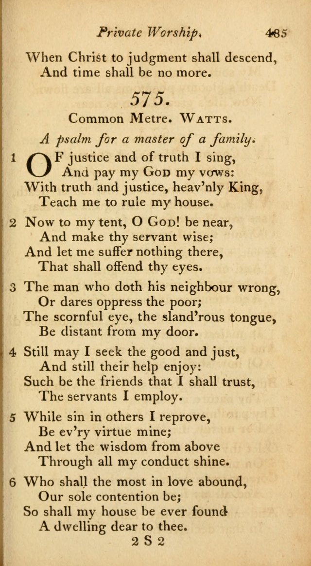 A Selection of Sacred Poetry: consisting of psalms and hymns from Watts, Doddridge, Merrick, Scott, Cowper, Barbauld, Steele, and others (2nd ed.) page 487