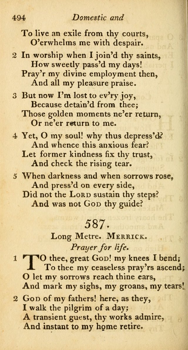 A Selection of Sacred Poetry: consisting of psalms and hymns from Watts, Doddridge, Merrick, Scott, Cowper, Barbauld, Steele, and others (2nd ed.) page 496