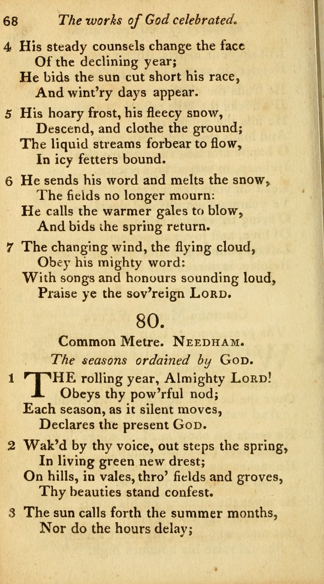 A Selection of Sacred Poetry: consisting of psalms and hymns from Watts, Doddridge, Merrick, Scott, Cowper, Barbauld, Steele, and others (2nd ed.) page 68