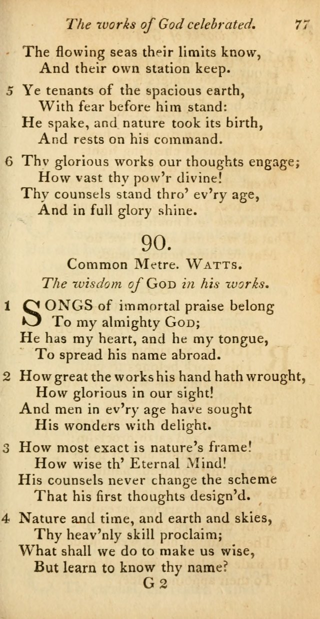 A Selection of Sacred Poetry: consisting of psalms and hymns from Watts, Doddridge, Merrick, Scott, Cowper, Barbauld, Steele, and others (2nd ed.) page 77