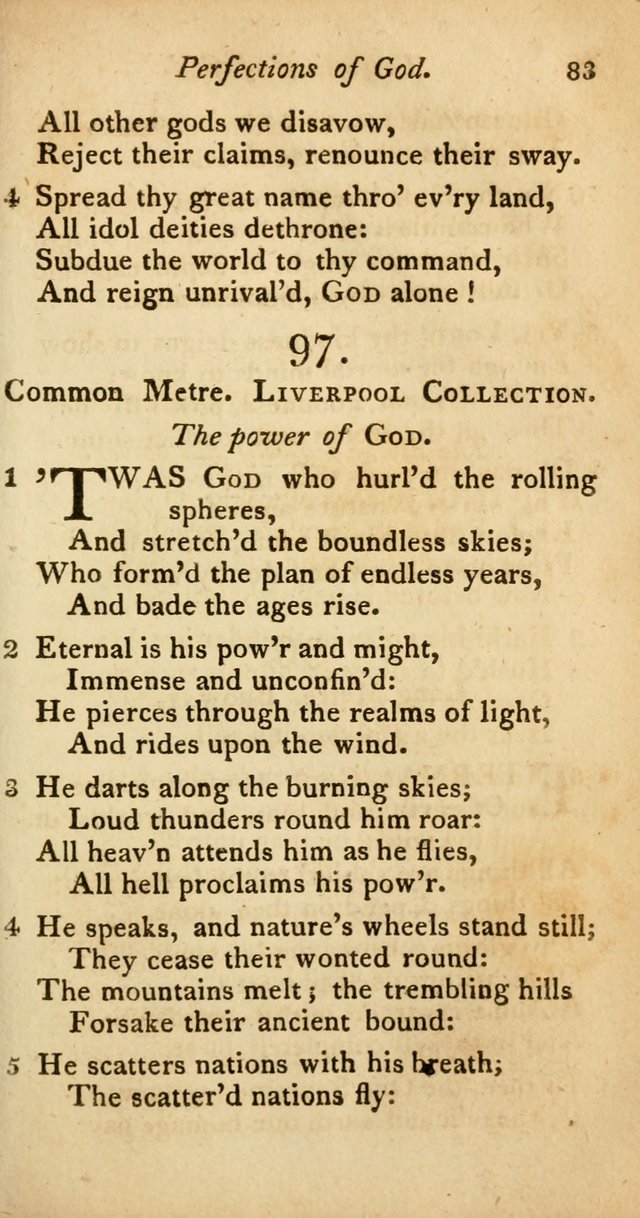 A Selection of Sacred Poetry: consisting of psalms and hymns from Watts, Doddridge, Merrick, Scott, Cowper, Barbauld, Steele, and others (2nd ed.) page 83