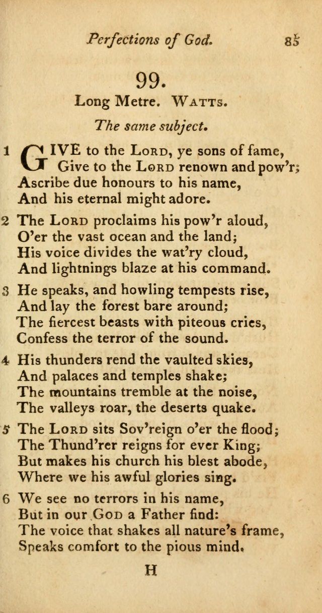 A Selection of Sacred Poetry: consisting of psalms and hymns from Watts, Doddridge, Merrick, Scott, Cowper, Barbauld, Steele, and others (2nd ed.) page 85