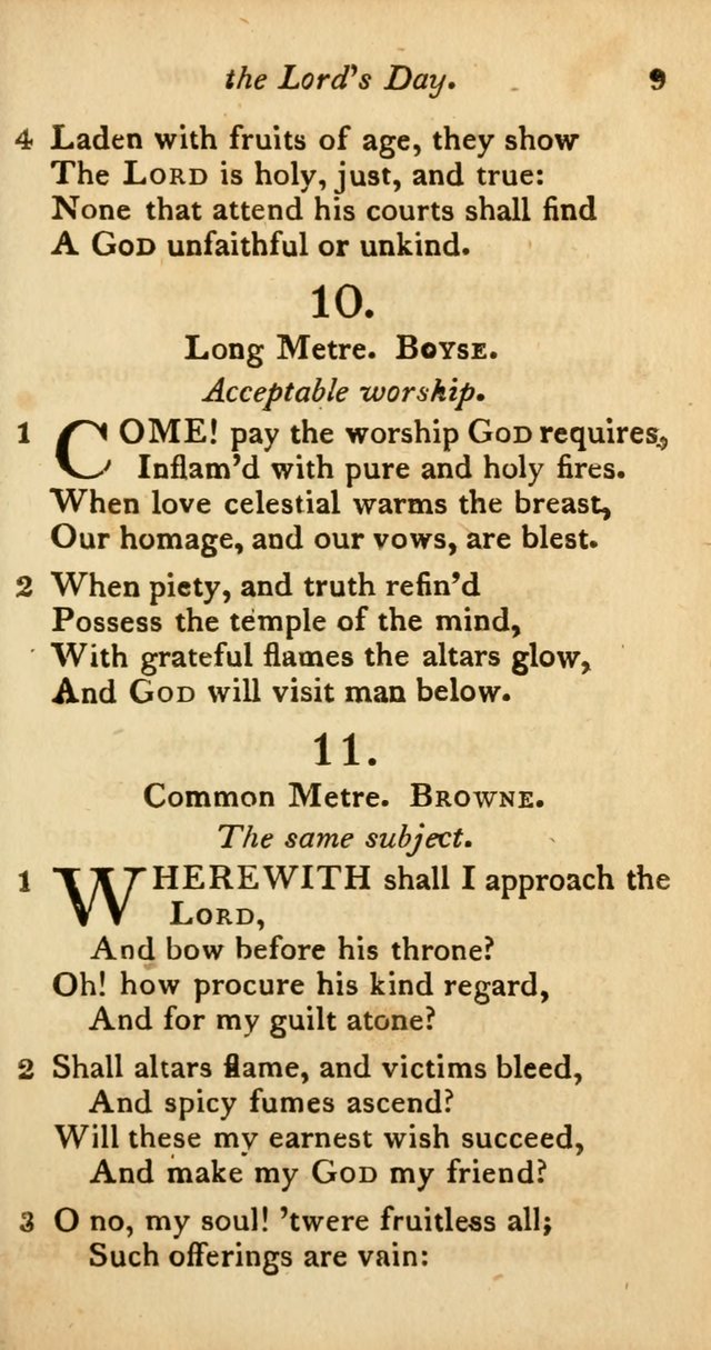 A Selection of Sacred Poetry: consisting of psalms and hymns from Watts, Doddridge, Merrick, Scott, Cowper, Barbauld, Steele, and others (2nd ed.) page 9