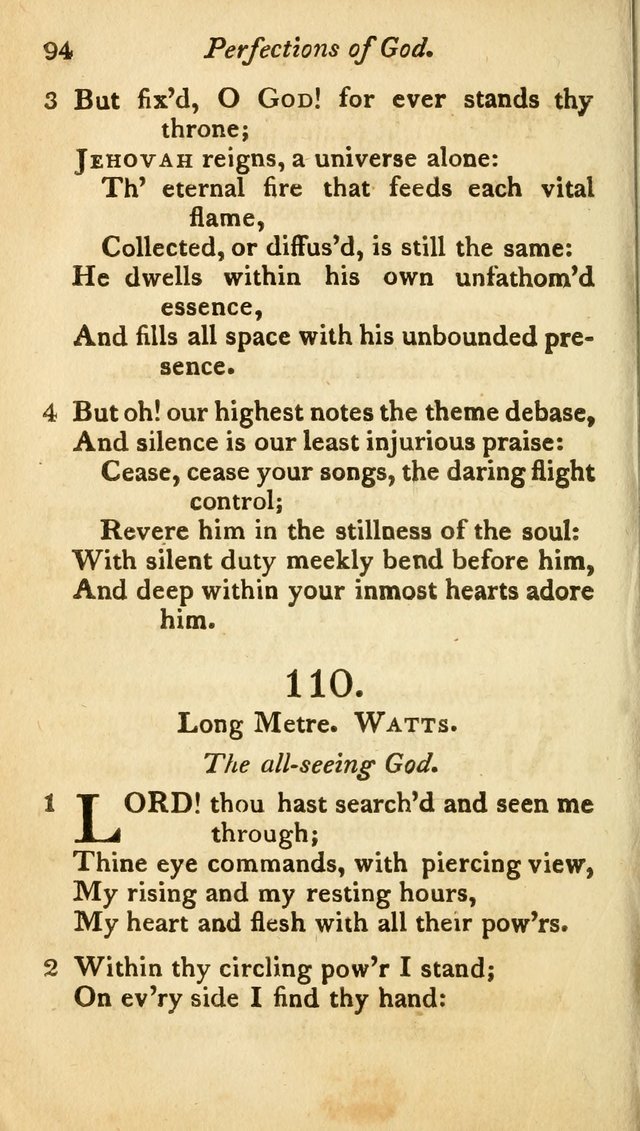 A Selection of Sacred Poetry: consisting of psalms and hymns from Watts, Doddridge, Merrick, Scott, Cowper, Barbauld, Steele, and others (2nd ed.) page 94