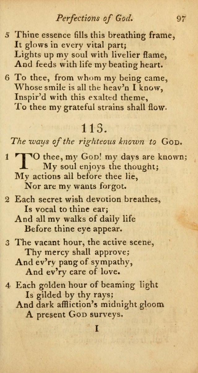 A Selection of Sacred Poetry: consisting of psalms and hymns from Watts, Doddridge, Merrick, Scott, Cowper, Barbauld, Steele, and others (2nd ed.) page 97