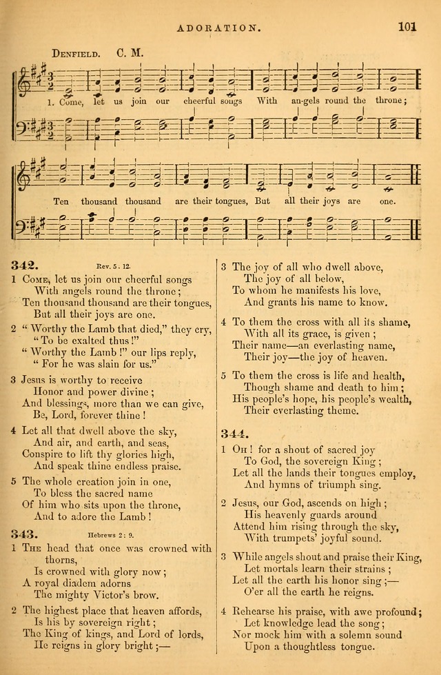 Songs for the Sanctuary; or Psalms and Hymns for Christian Worship (Baptist Ed.) page 102