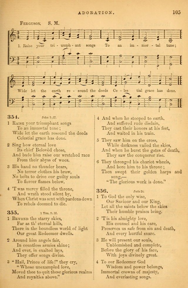 Songs for the Sanctuary; or Psalms and Hymns for Christian Worship (Baptist Ed.) page 106