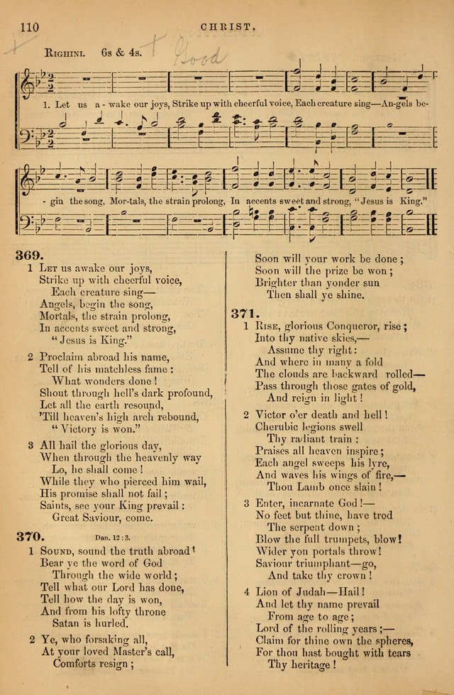 Songs for the Sanctuary; or Psalms and Hymns for Christian Worship (Baptist Ed.) page 111