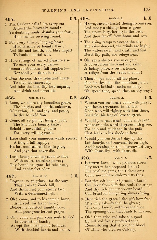 Songs for the Sanctuary; or Psalms and Hymns for Christian Worship (Baptist Ed.) page 136