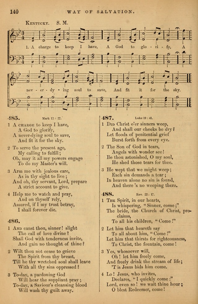 Songs for the Sanctuary; or Psalms and Hymns for Christian Worship (Baptist Ed.) page 141