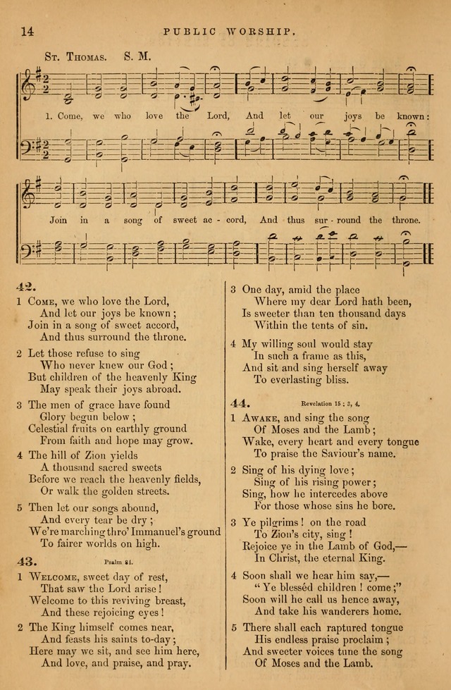 Songs for the Sanctuary; or Psalms and Hymns for Christian Worship (Baptist Ed.) page 15