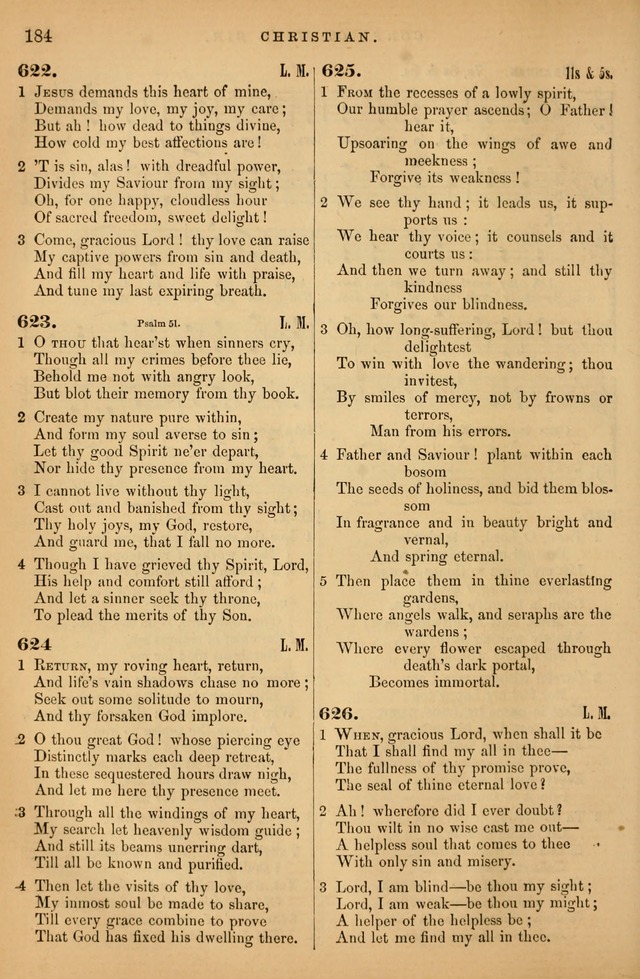 Songs for the Sanctuary; or Psalms and Hymns for Christian Worship (Baptist Ed.) page 185