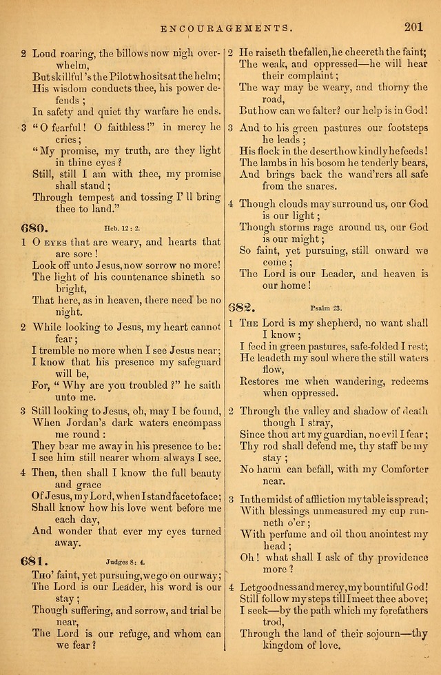 Songs for the Sanctuary; or Psalms and Hymns for Christian Worship (Baptist Ed.) page 202