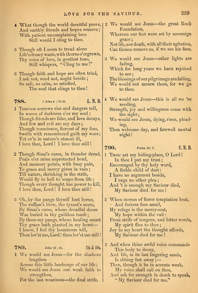 Songs for the Sanctuary; or Psalms and Hymns for Christian Worship (Baptist Ed.) page 240