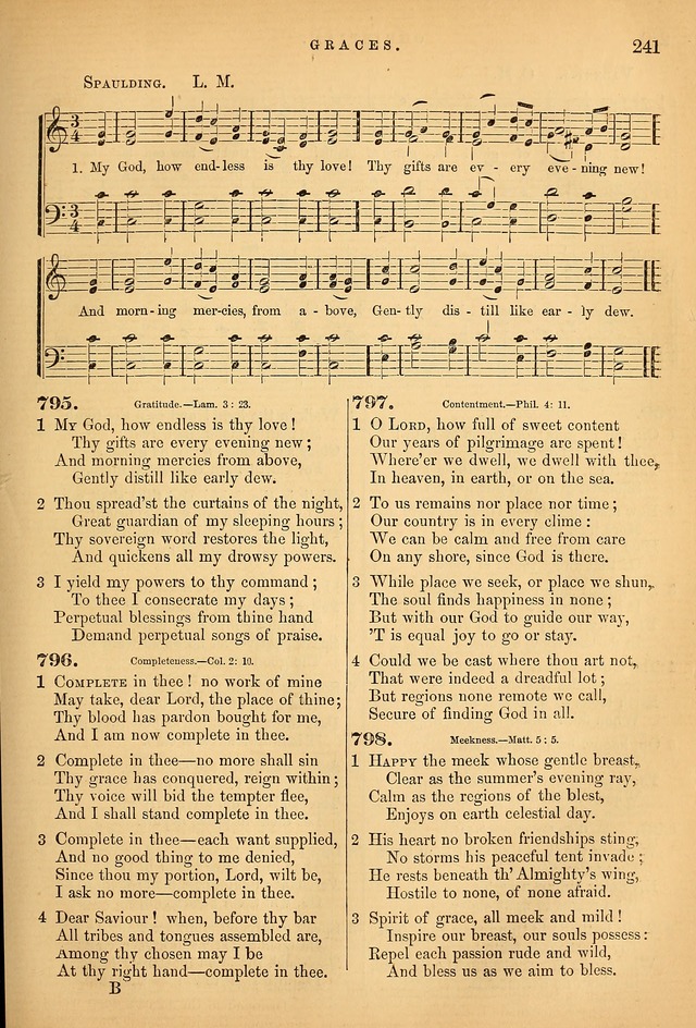 Songs for the Sanctuary; or Psalms and Hymns for Christian Worship (Baptist Ed.) page 242