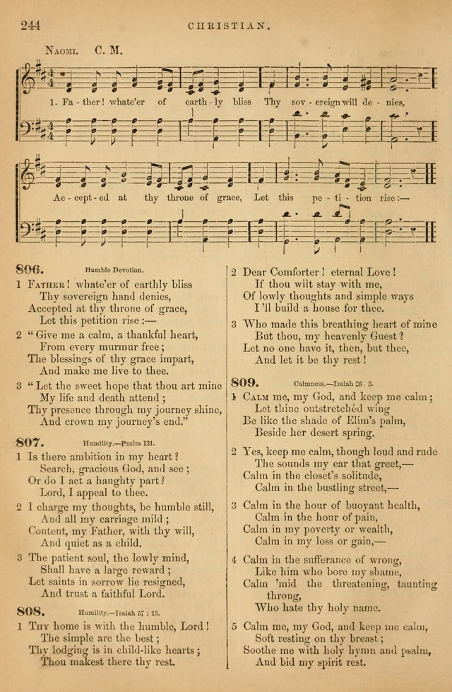 Songs for the Sanctuary; or Psalms and Hymns for Christian Worship (Baptist Ed.) page 245