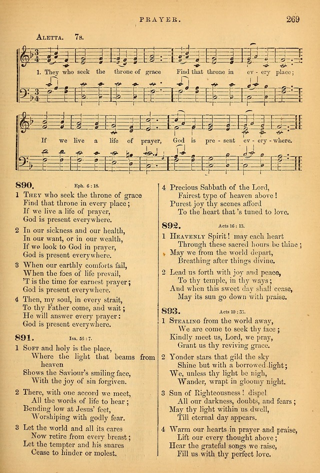 Songs for the Sanctuary; or Psalms and Hymns for Christian Worship (Baptist Ed.) page 270