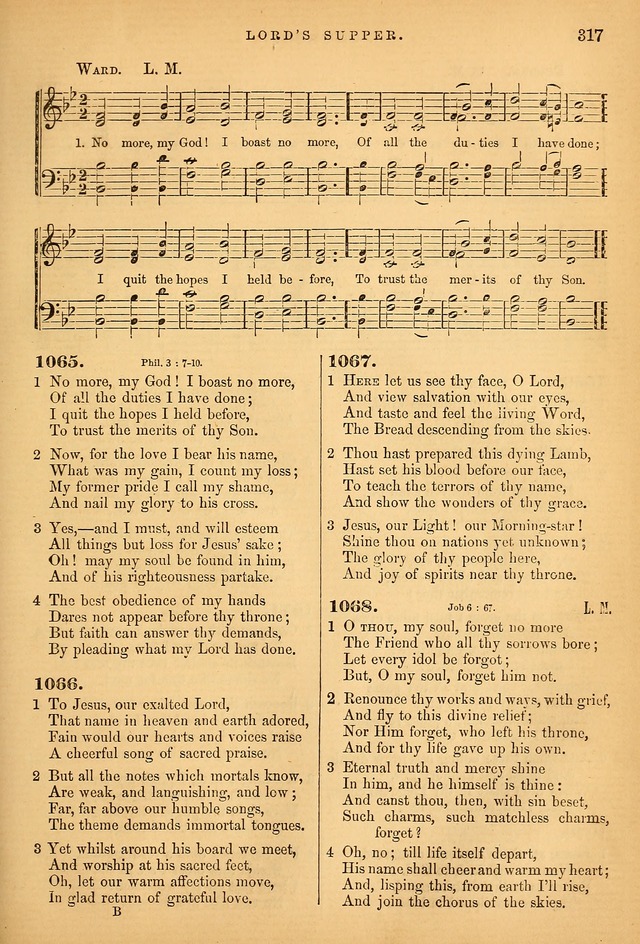 Songs for the Sanctuary; or Psalms and Hymns for Christian Worship (Baptist Ed.) page 318