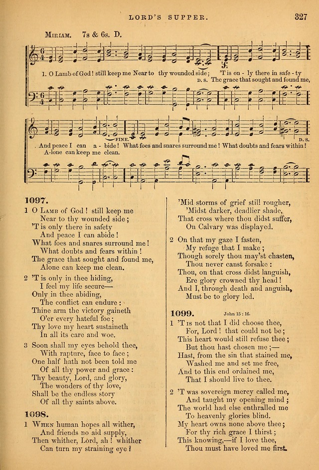 Songs for the Sanctuary; or Psalms and Hymns for Christian Worship (Baptist Ed.) page 328