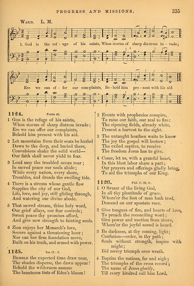 Songs for the Sanctuary; or Psalms and Hymns for Christian Worship (Baptist Ed.) page 336