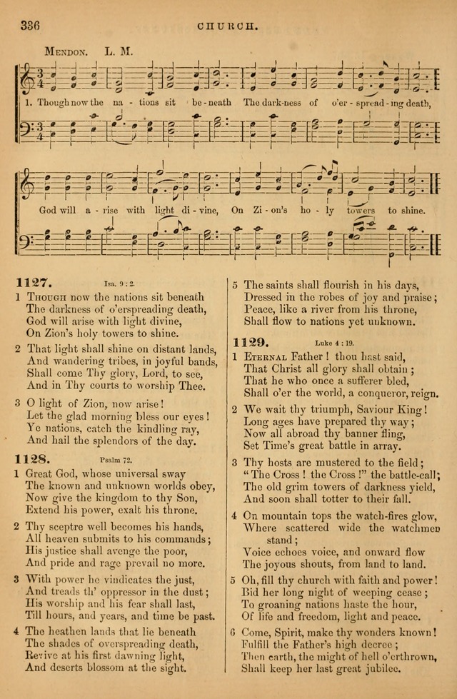 Songs for the Sanctuary; or Psalms and Hymns for Christian Worship (Baptist Ed.) page 337